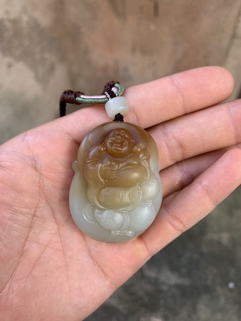 古玩玉器彌勒真品鑒賞圖