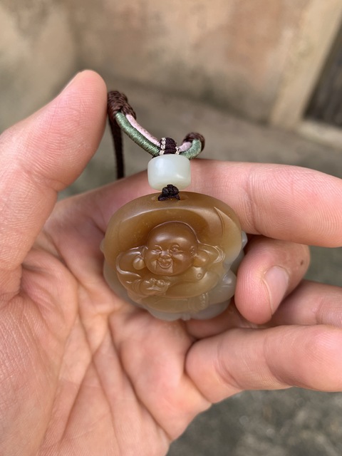 古玩玉器彌勒真品鑒賞圖