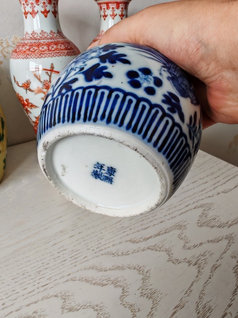 古玩陶瓷青花花鳥紋葫蘆瓶真品鑒賞圖