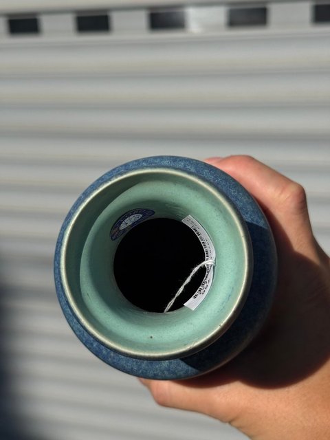 古玩陶瓷爐鈞釉棒槌瓶真品鑒賞圖