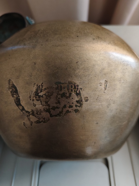 古玩銅器銅頌缽真品鑒賞圖