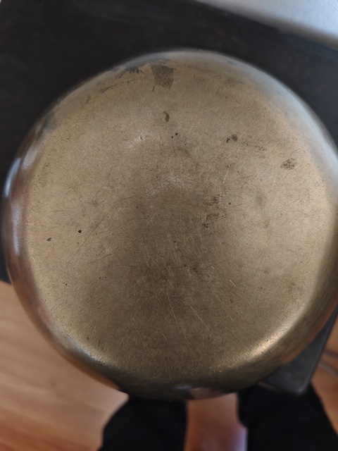 古玩銅器銅頌缽真品鑒賞圖