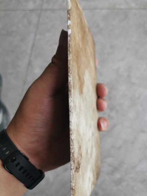 古玩陶瓷粉彩山水紋瓷板真品鑒賞圖
