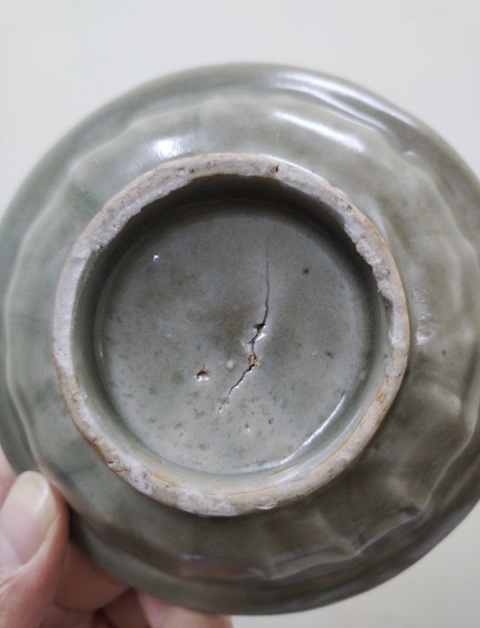古玩陶瓷青釉雙魚洗真品鑒賞圖