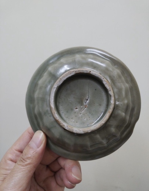 古玩陶瓷青釉雙魚洗真品鑒賞圖