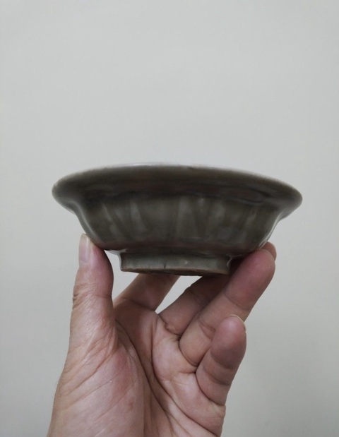 古玩陶瓷青釉雙魚洗真品鑒賞圖