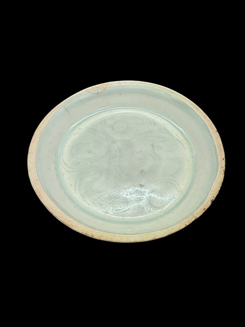古玩陶瓷湖田窯影青釉鳳尾洗真品鑒賞圖
