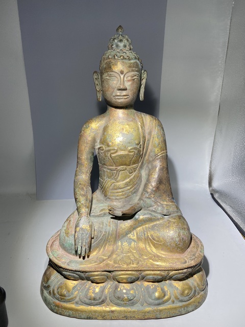 古玩銅器造像真品鑒賞圖