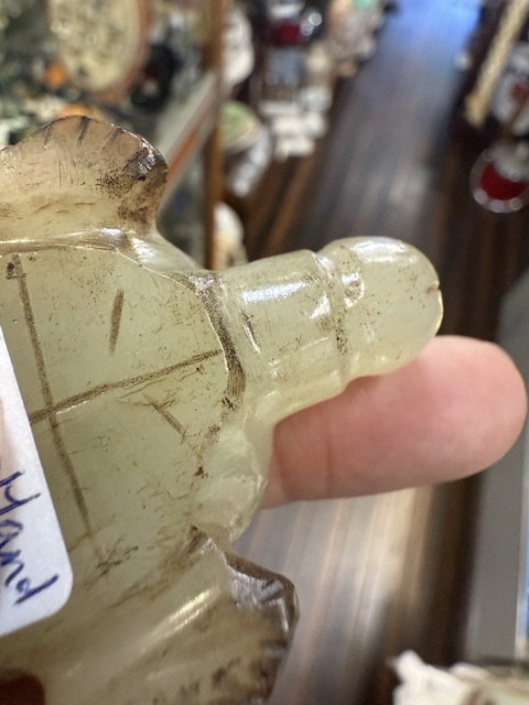 古玩玉器玉龜型件真品鑒賞圖