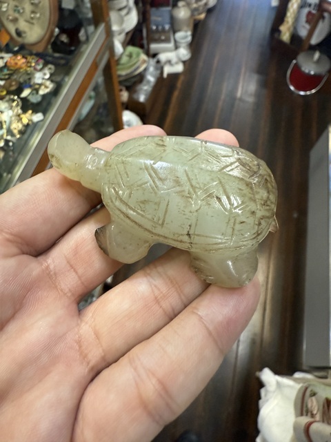 古玩玉器玉龜型件真品鑒賞圖