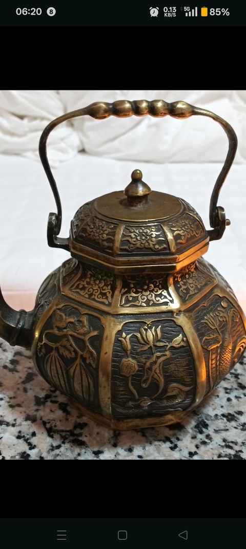 古玩銅器銅壺真品鑒賞圖