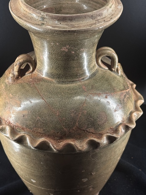 古玩陶瓷唐代青釉蓋罐真品鑒賞圖