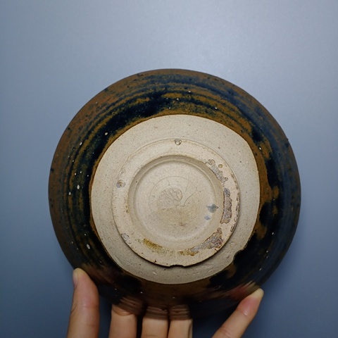 古玩陶瓷金元，鐵銹斑大碗拍賣，當前價格2500元