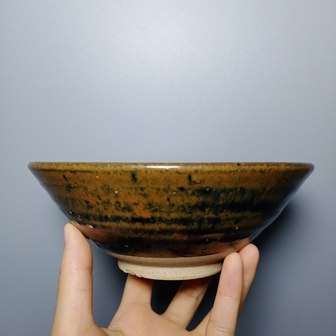 古玩陶瓷金元，鐵銹斑大碗拍賣，當前價格2500元