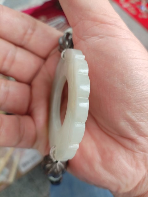 古玩玉器轉心佩:殘件真品鑒賞圖