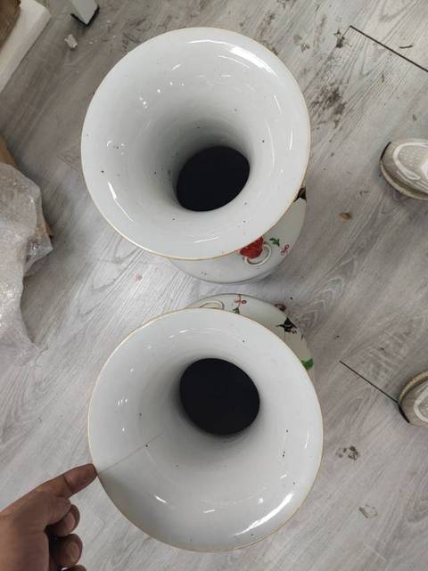 古玩陶瓷杏林春燕300件大瓶拍賣,當前價格3888元