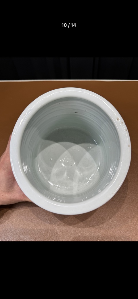 古玩陶瓷青花筒式爐真品鑒賞圖