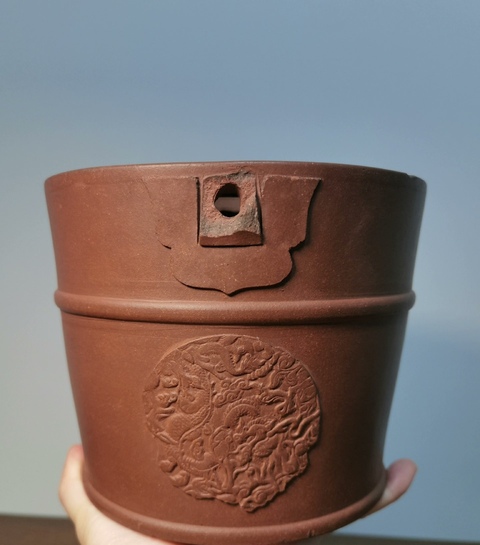 古玩陶瓷紫砂暖酒壺壺底真品鑒賞圖
