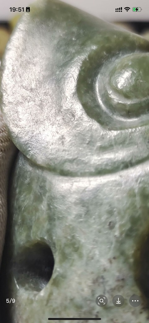古玩玉器仿古玉豬龍真品鑒賞圖