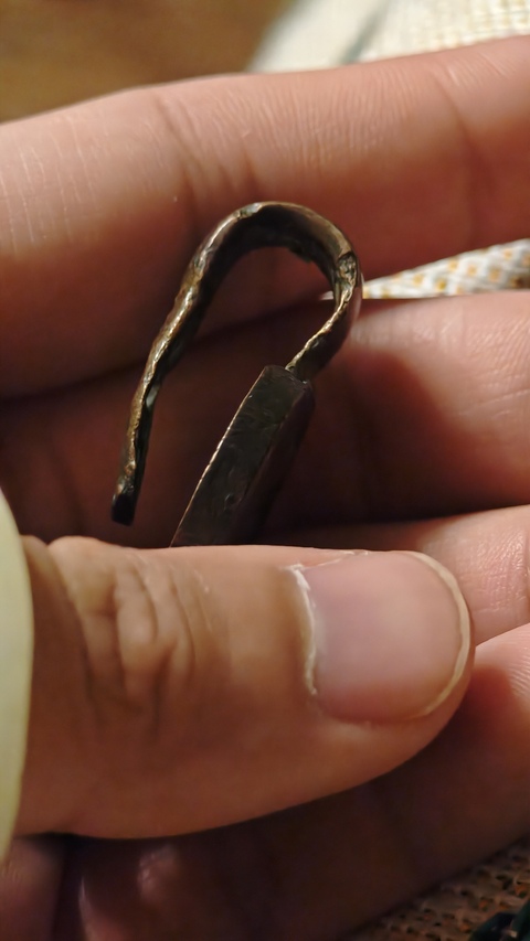 古玩錢幣福在眼前腰帶扣真品鑒賞圖