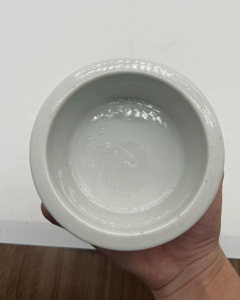古玩陶瓷白釉洗真品鑒賞圖