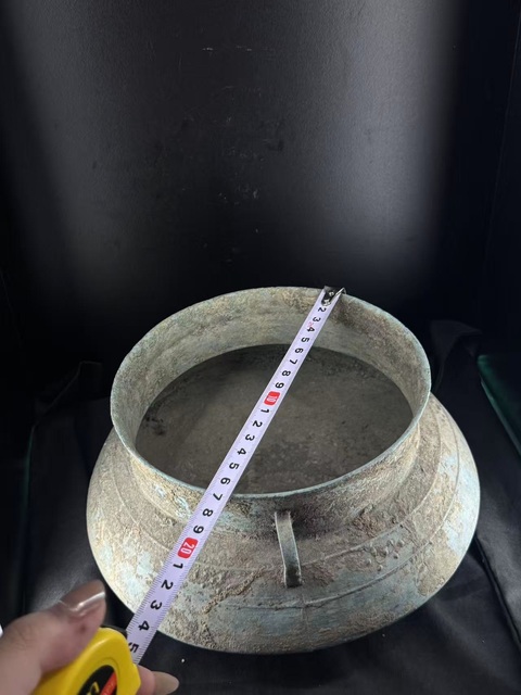 古玩銅器青銅釜真品鑒賞圖