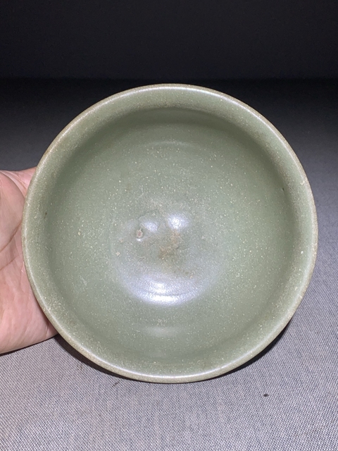 古玩陶瓷【館藏級精品】元:龍泉青瓷刻仰蓮紋碗【頂級龍泉梅子青釉】拍賣,當前價格0元