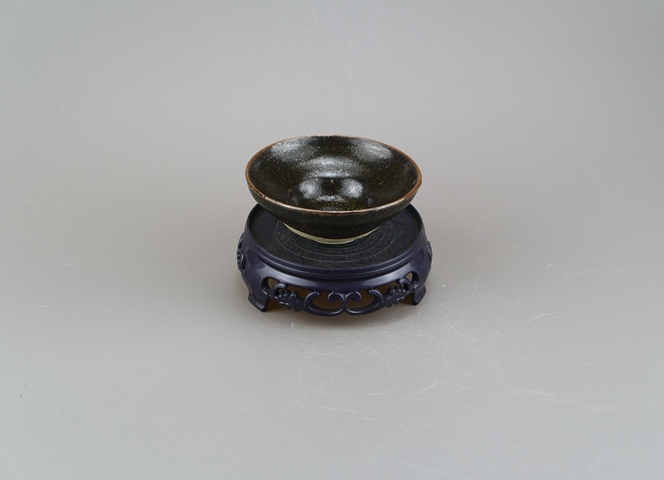 古玩陶瓷南宋.吉州窯黑釉茶盞(高級茶器)拍賣,當前價格39元