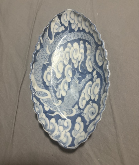 古玩陶瓷盤(日本)真品鑒賞圖