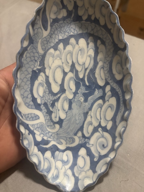 古玩陶瓷盤(日本)真品鑒賞圖