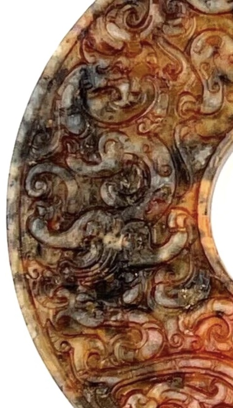 古玩玉器戰國玉璧真品鑒賞圖