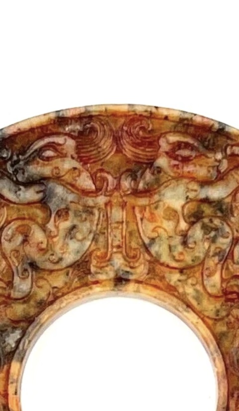 古玩玉器戰國玉璧真品鑒賞圖