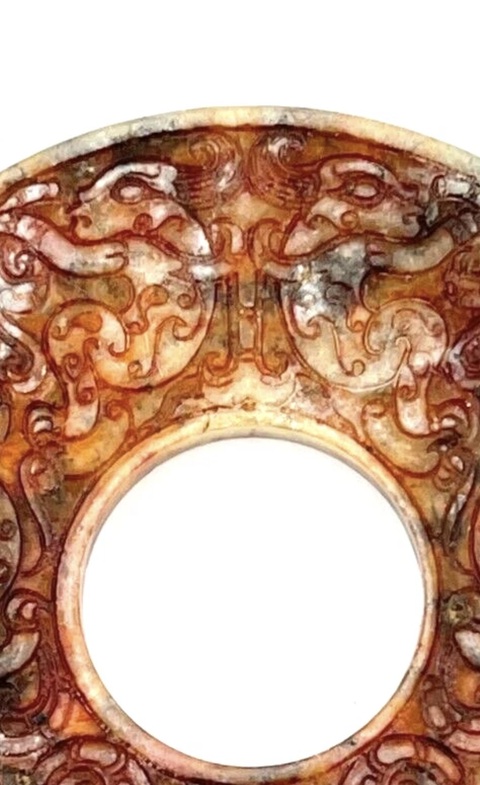 古玩玉器戰國玉璧真品鑒賞圖