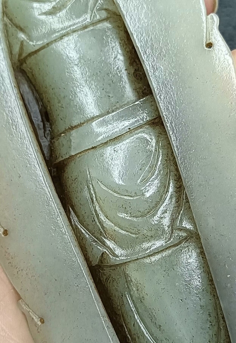 古玩玉器觀音擺件真品鑒賞圖