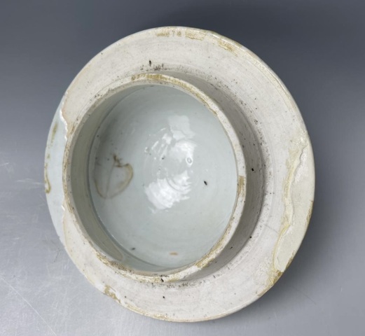 古玩陶瓷青花花鳥紋將軍罐真品鑒賞圖