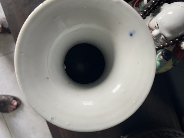 古玩陶瓷灑籃釉瓶真品鑒賞圖