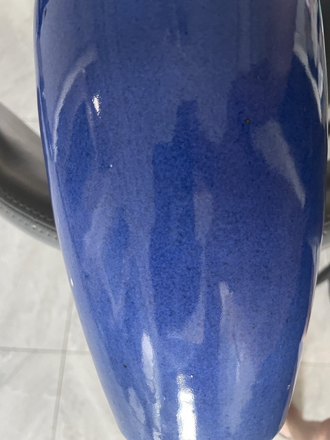 古玩陶瓷灑籃釉瓶真品鑒賞圖