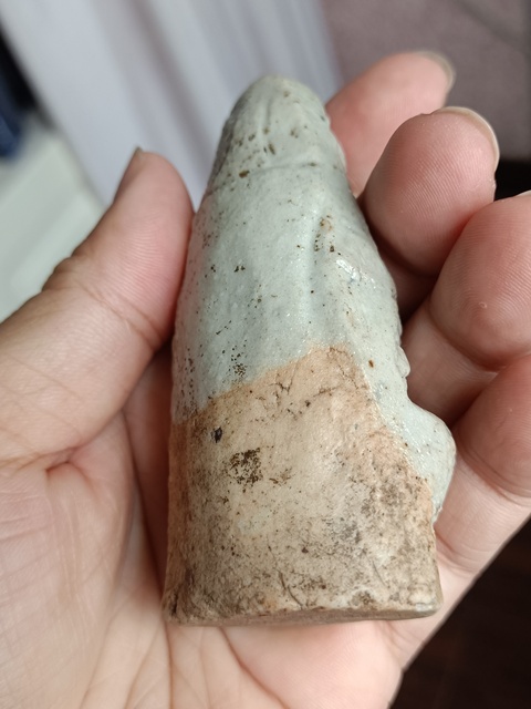 古玩陶瓷青白釉人物造像拍賣,當前價格888元