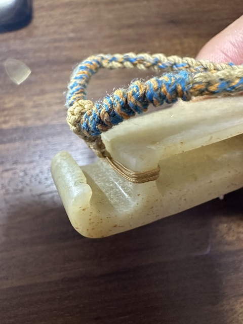 古玩玉器和田玉雕“劍璏”真品鑒賞圖