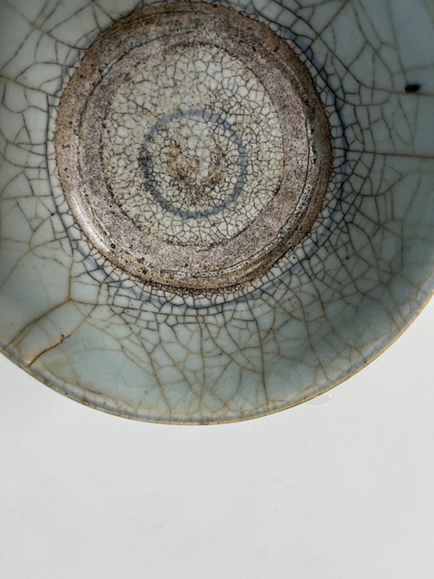古玩陶瓷晚明青花碗真品鑒賞圖