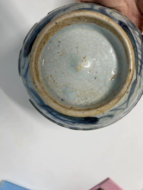 古玩陶瓷晚明青花碗真品鑒賞圖