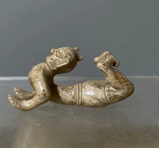 古玩玉器做舊仿古“玉人”真品鑒賞圖