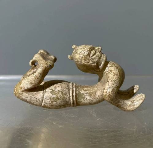 古玩玉器做舊仿古“玉人”真品鑒賞圖