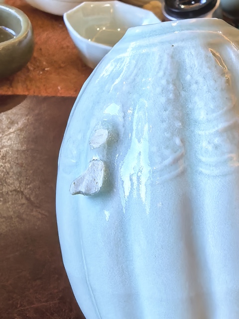 古玩陶瓷青白釉執壺真品鑒賞圖
