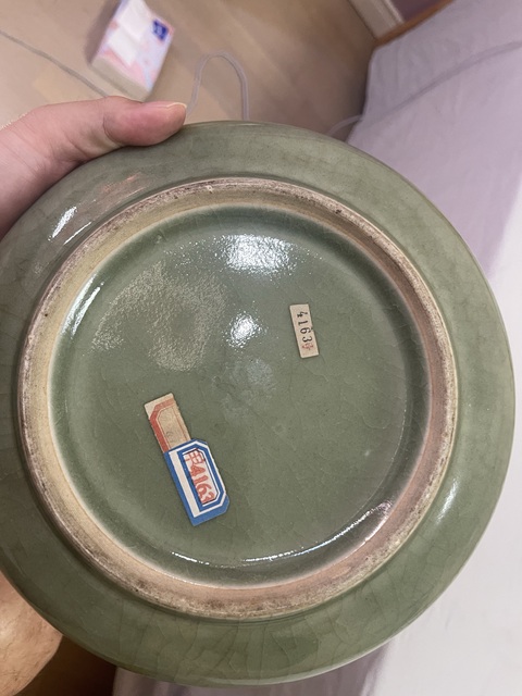 古玩陶瓷綠哥釉洗真品鑒賞圖