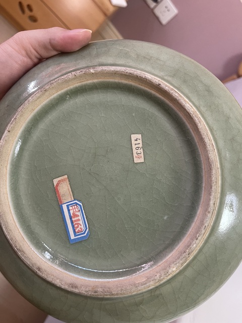 古玩陶瓷綠哥釉洗真品鑒賞圖
