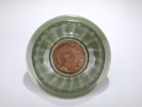 古玩陶瓷龍泉青瓷雙魚洗，模糊，偏老真品鑒賞圖