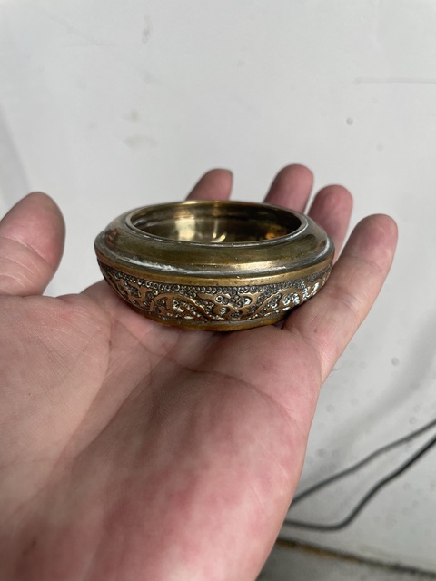 古玩銅器銅香盒真品鑒賞圖