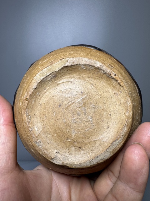 古玩陶瓷元,磁州窯、黑釉鐵銹斑罐拍賣,當(dāng)前價(jià)格8500元