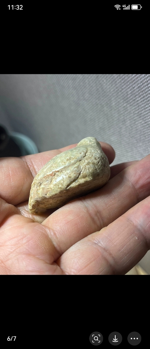 古玩玉器玉鵪鶉把件真品鑒賞圖